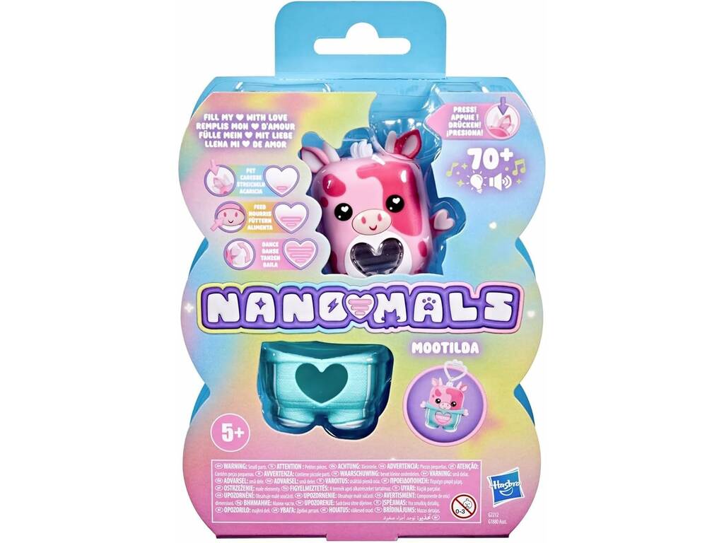 Nano-Mals, animaux de compagnie interactifs en porte-clés avec lumières et sons