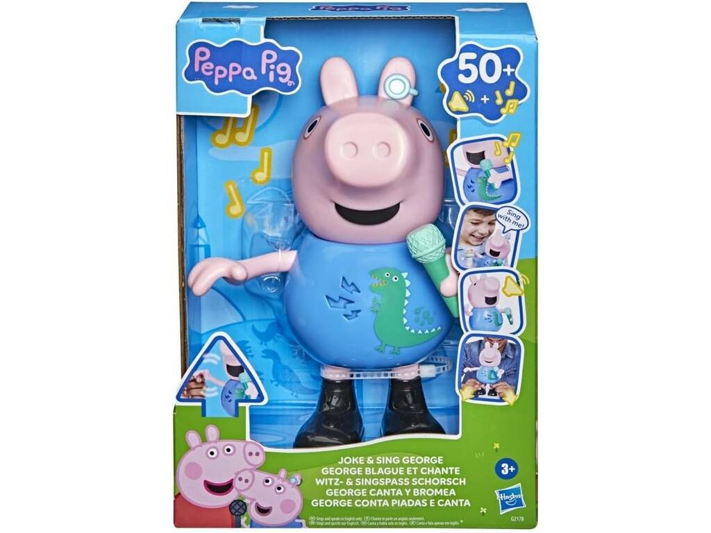 Peppa Pig la figurine de George qui chante et fait des blagues avec des sons