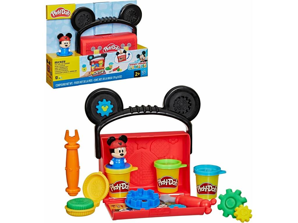 PlayDoh Disney Jr. Mickey Mouse ClubHouse Mallette avec Pâte à modeler et accessoires
