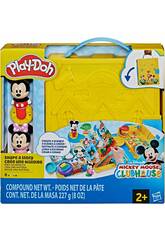 PlayDoh Disney Jr. Mickey Mouse ClubHouse Set Cria Uma História com Plastilina e Acessórios