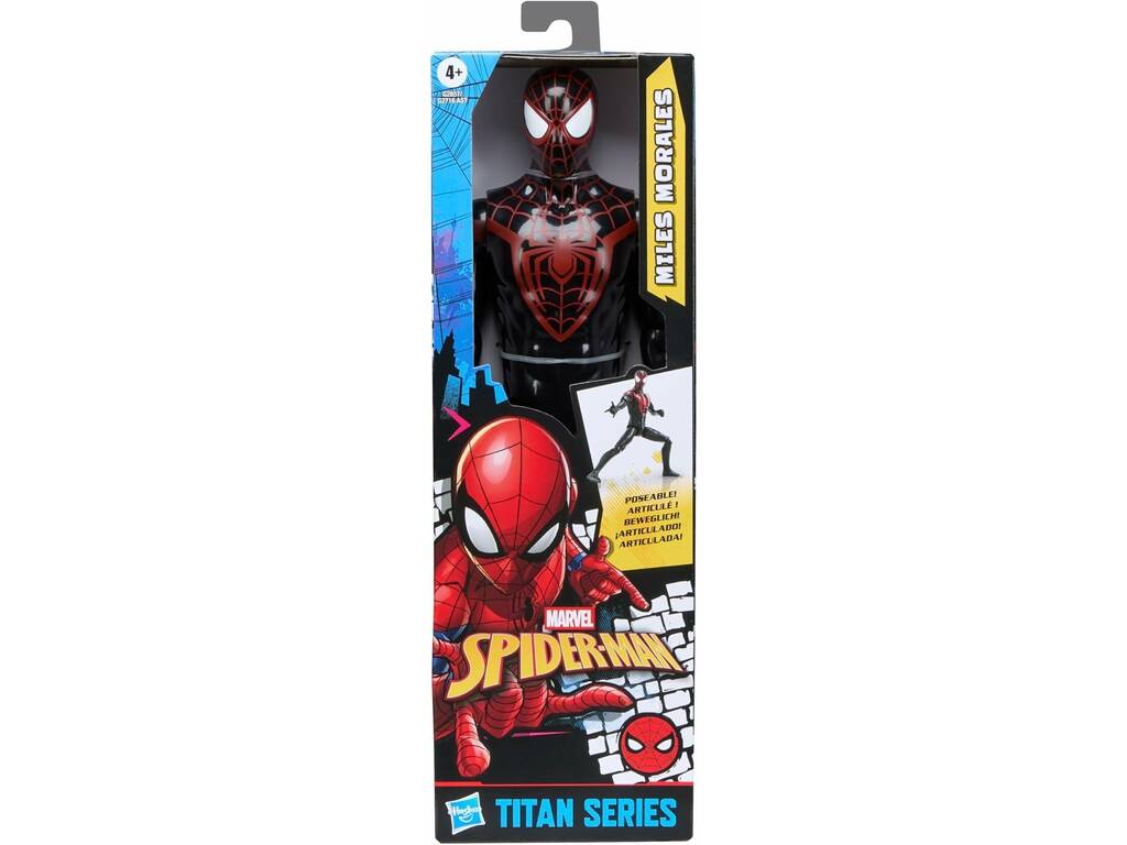 Marvel Spider-Man Titan Series Bewegliche Miles Morales Figur 29 cm