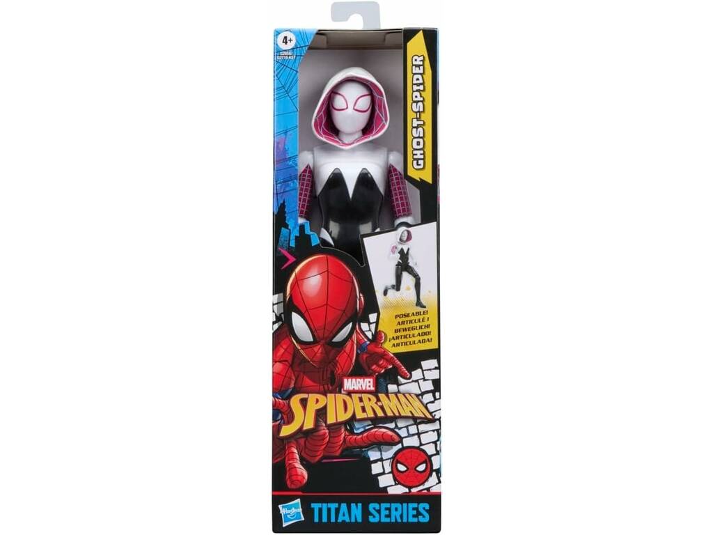 Marvel Spider-Man Titan Series Bewegliche Ghost Spider Figur 29 cm
