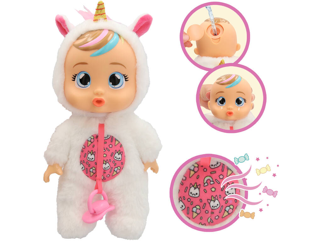 Bebés Llorones Muñeca Ferfumada Tiny Cuddles Soft Scients de 25 cm
