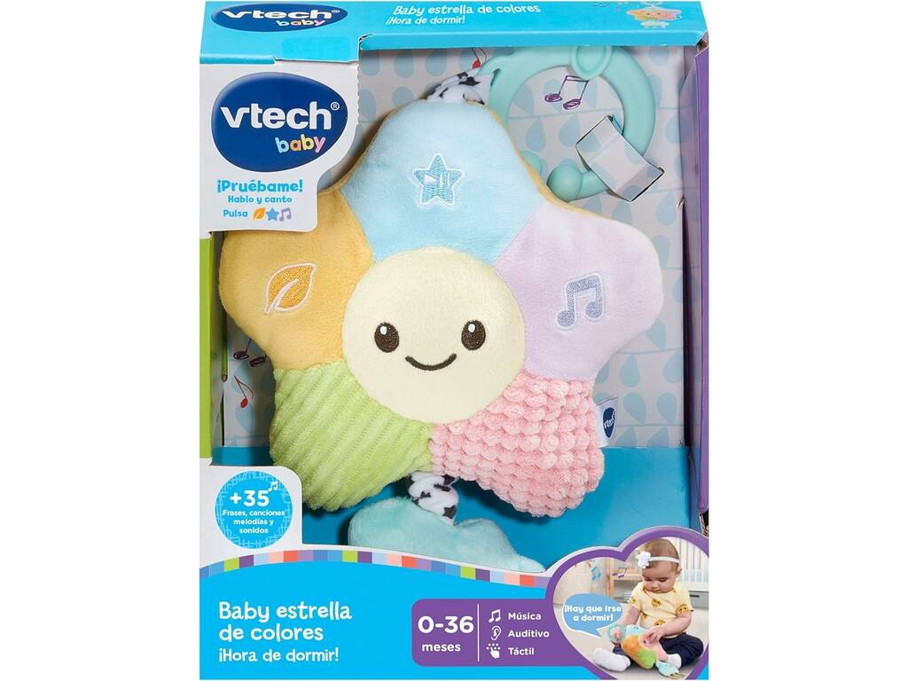 Baby Estrella multicolore C'est l'heure de dormir ! avec lumière et sons