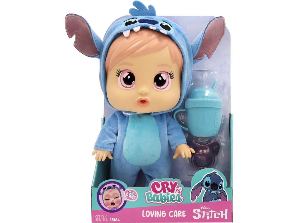 Poupée Stitch Bébés pleurnichards Loving Care Disney Stitch