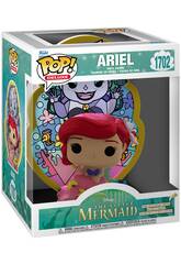 Funko Pop Deluxe A Pequena Sereia Figura Ariel com Vitral