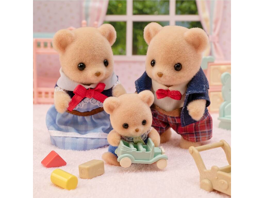 Sylvanian Families Pack Familia Biscuit Bear