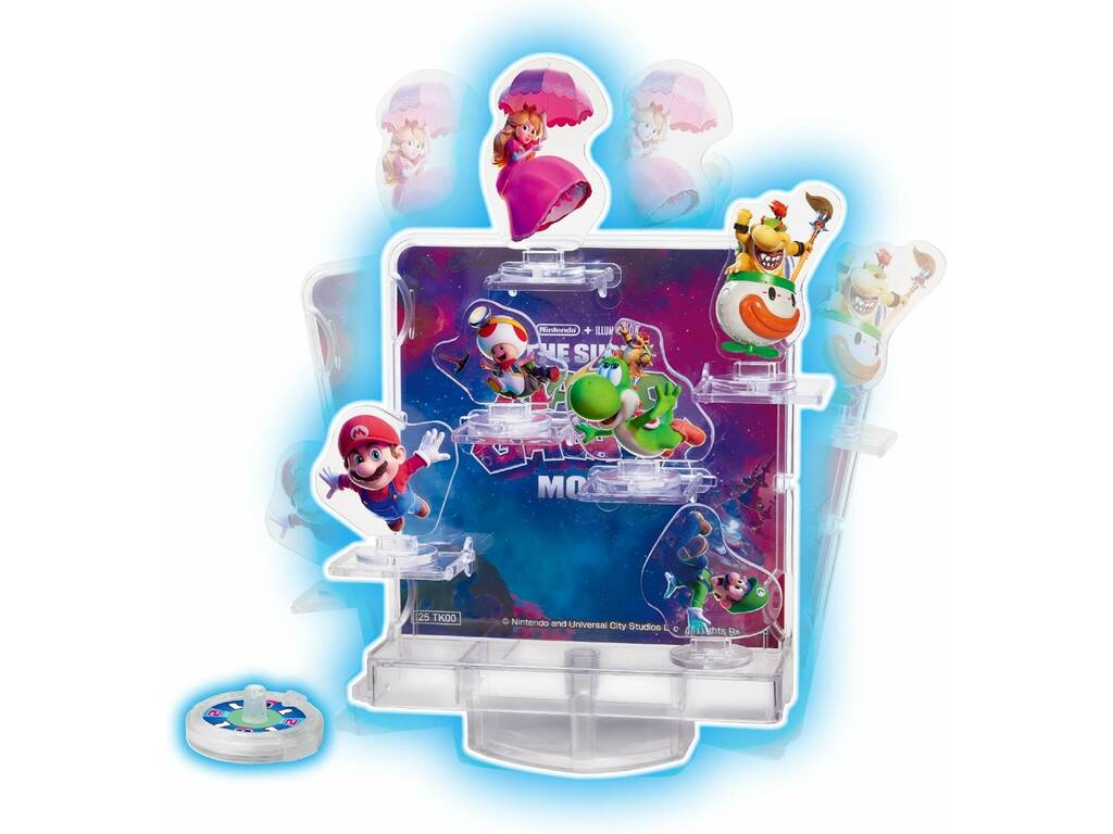 Super Mario Juego Bros. Movie 2 Balancing Galaxy Stage