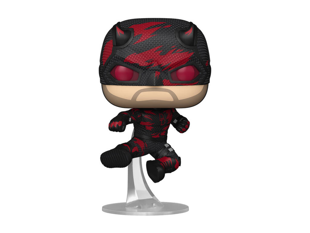 Funko Pop Marvel Daredevil Born Again Figurine Daredevil Battle Damaged avec tête oscillante