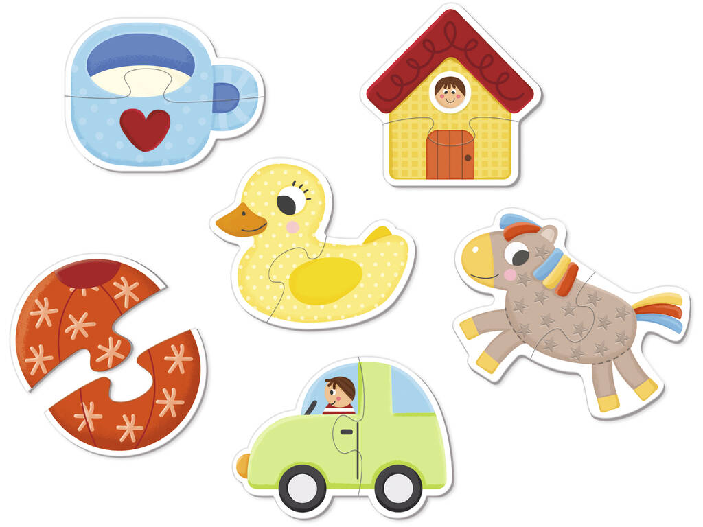 Puzzle 6 formes de jouets