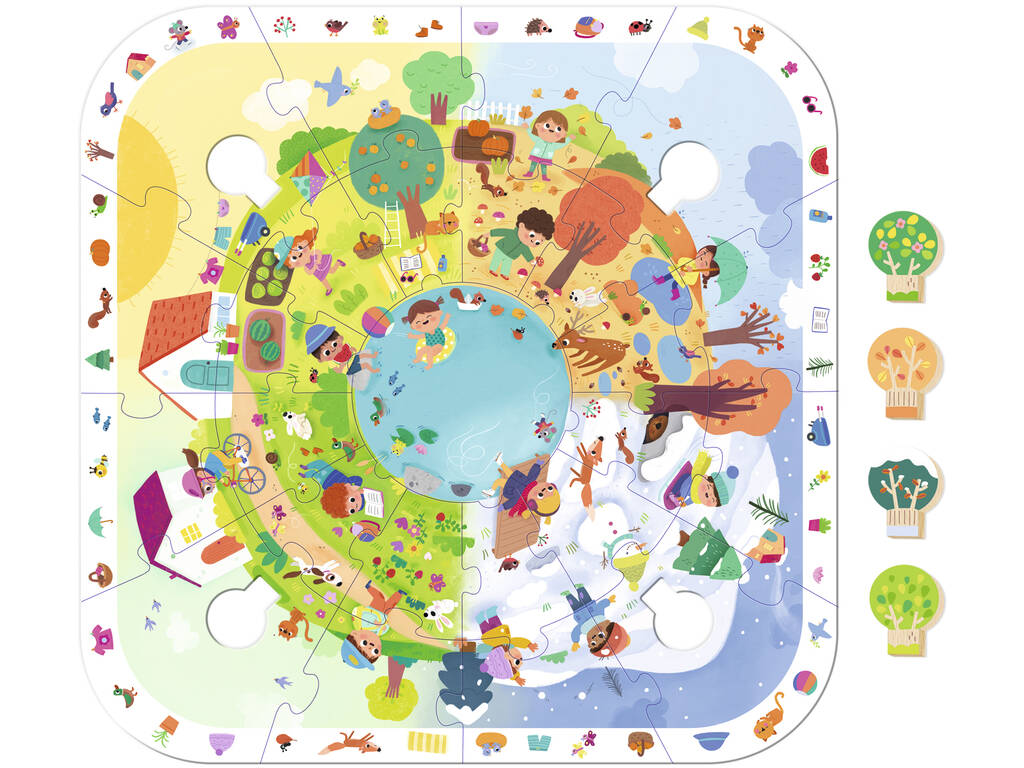 Puzzle XXL Les saisons 29 pièces