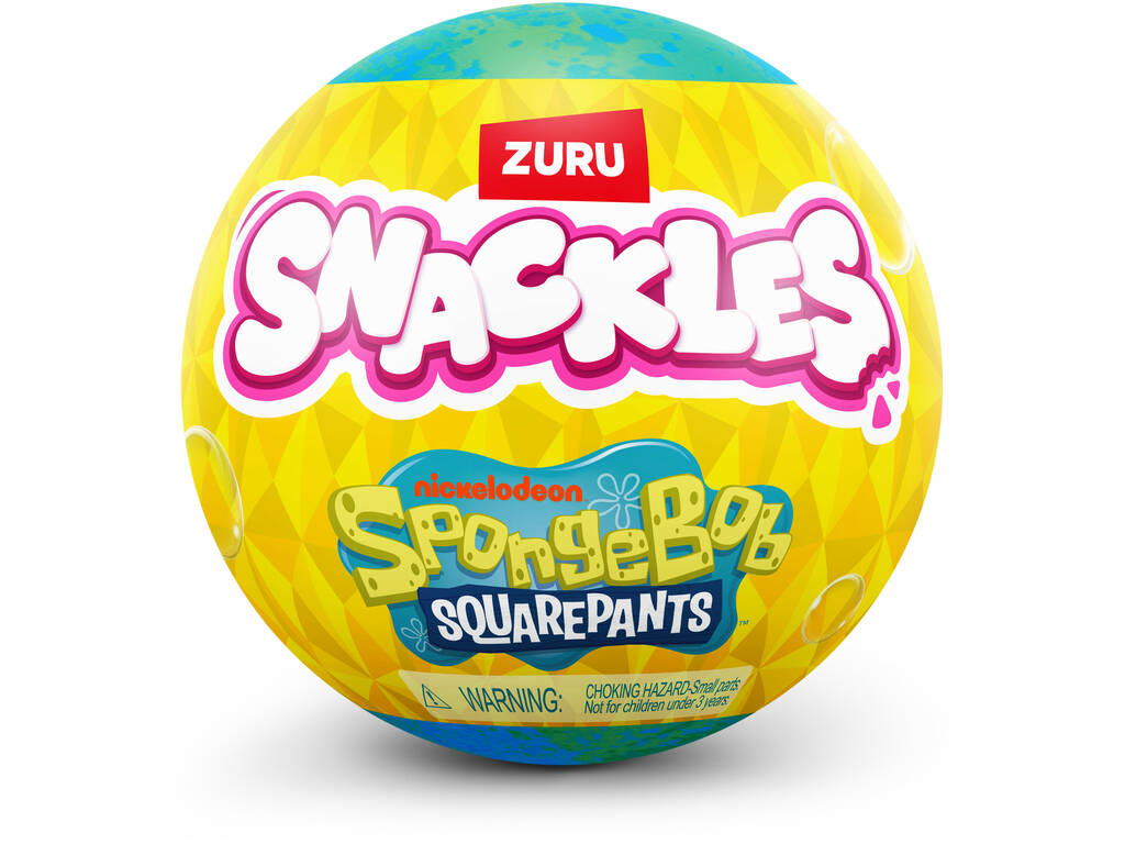  Zuru Snackles SpongeBob Surprise Bola de Peluche Série 1 