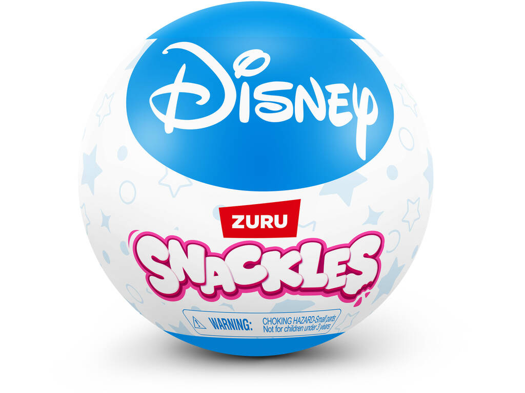  Zuru Snackles Disney Peluche Bola Surpresa Série 1 