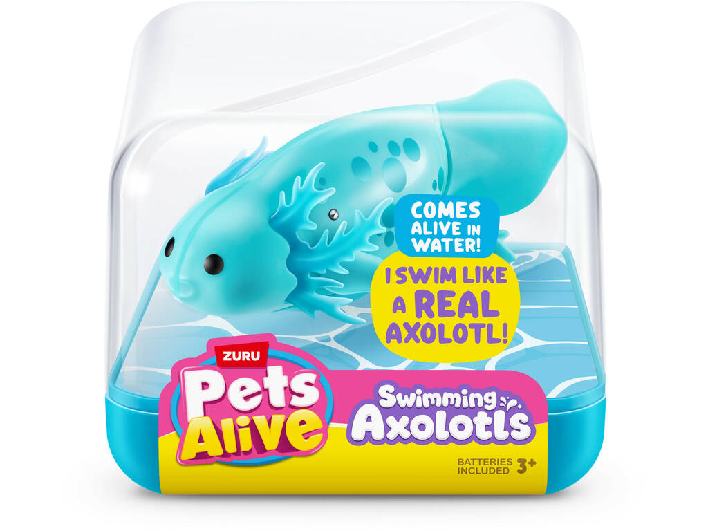 Zuru Pets Alive Swimming Axolotls Nageurs