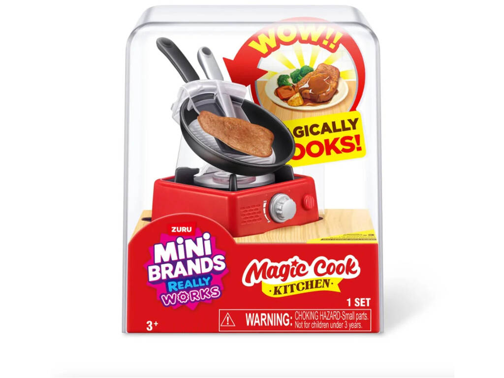  Zuru Mini Brands Really Works Magic Cook Aparelho de cozinha com acessórios Série 1 