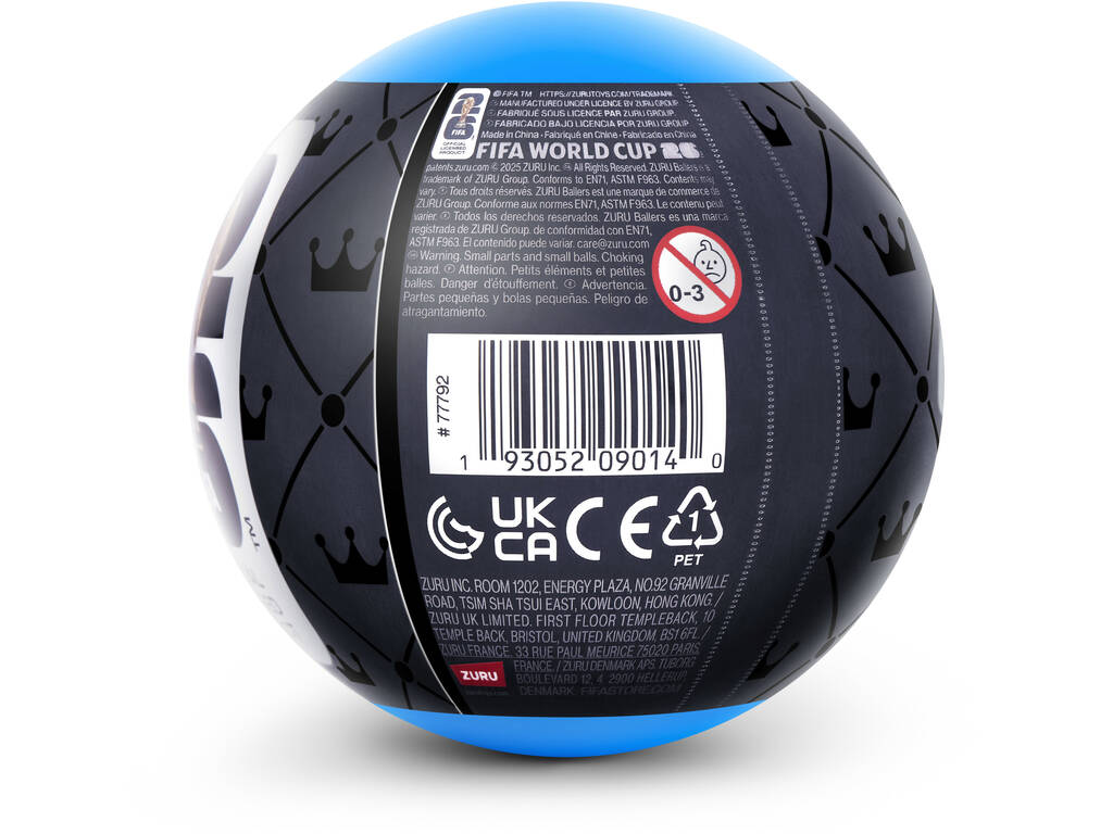  Zuru Ballers Campeonato do Mundo FIFA 26 Bola com Figura Surpresa Série 1 