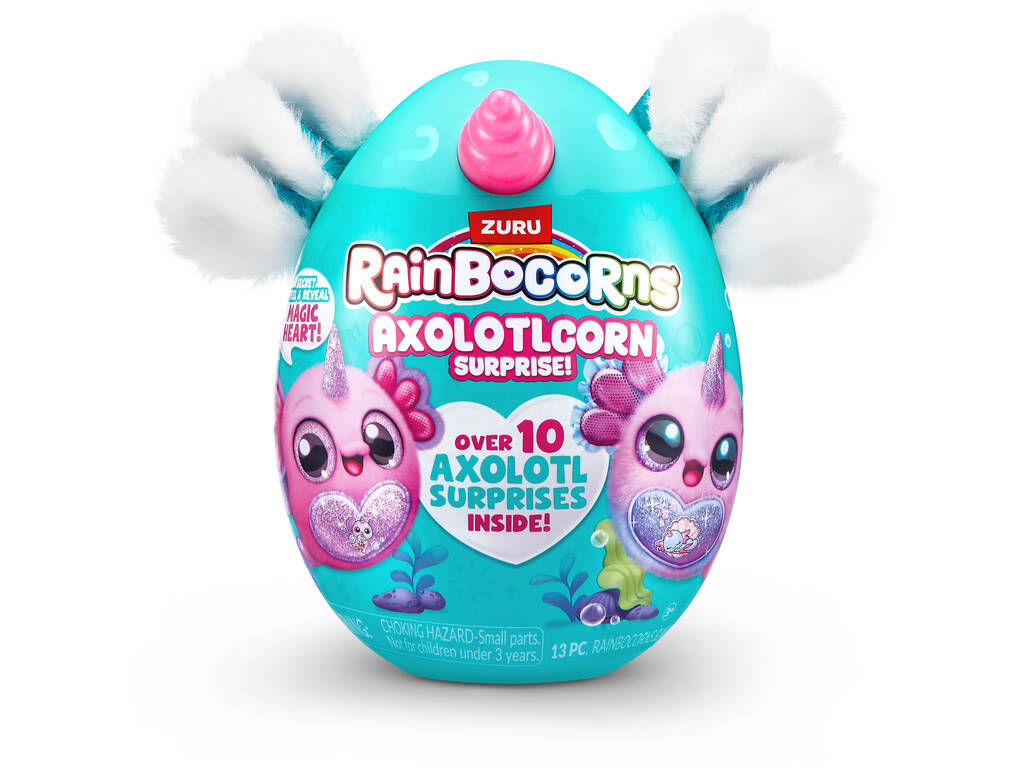 Zuru Rainbocorns Axolotlcorn Surprise Œuf avec peluche surprise et accessoires