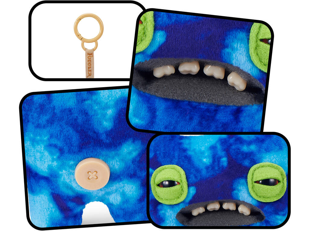 Zuru Fuggler Portachiavi di peluche da 12 cm