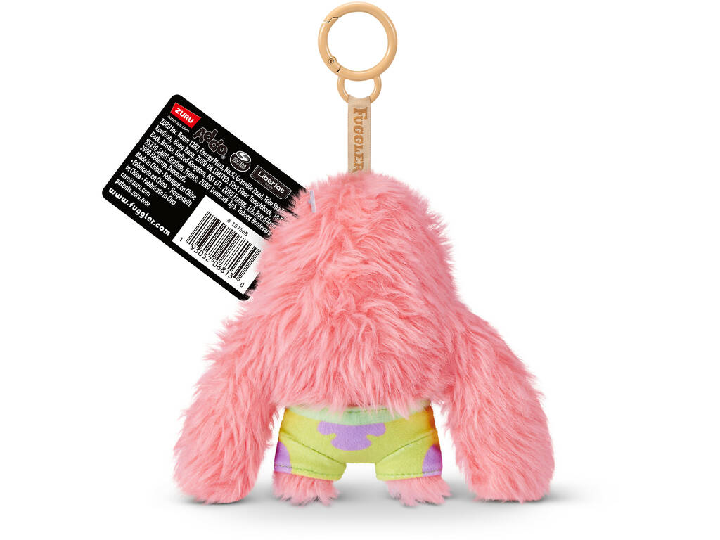 Zuru Fuggler Bob Éponge Porte-clés en peluche Personnage de 12 cm