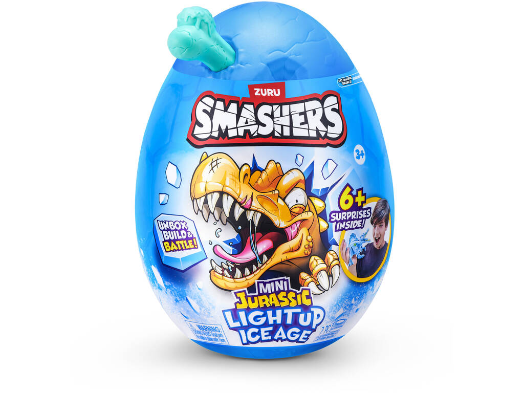 Zuru Smashers Mini Jurassic Light Up Ice Age Œuf Surprise