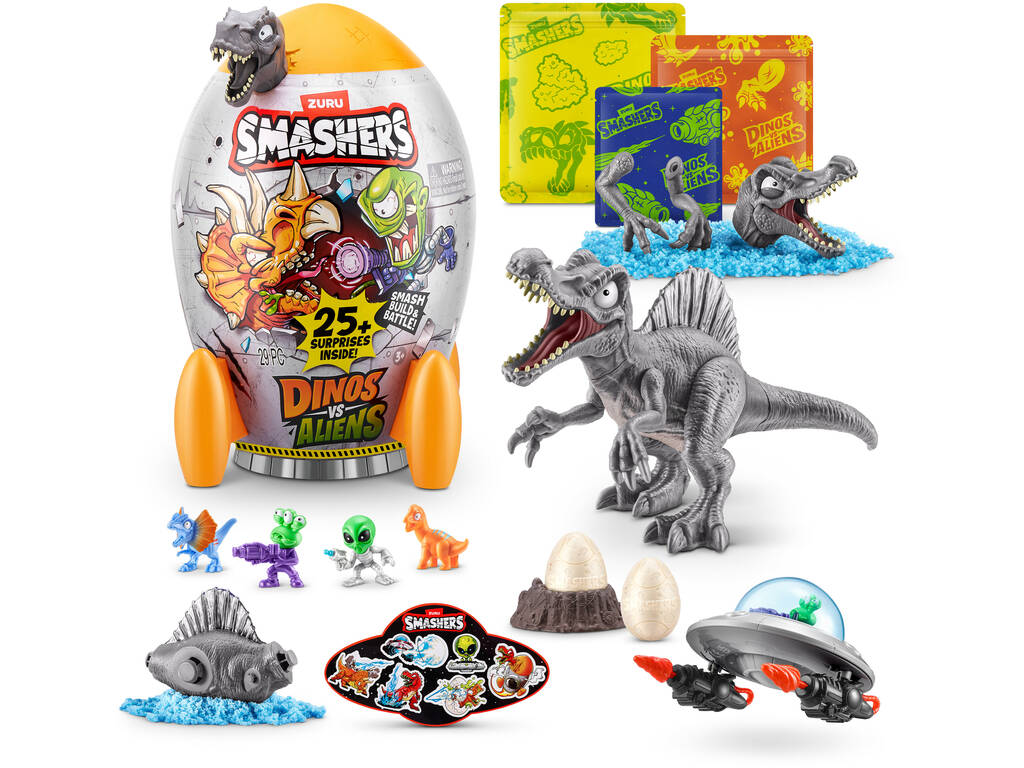 Zuru Smashers Dinos vs Aliens Cohete Sorpresa