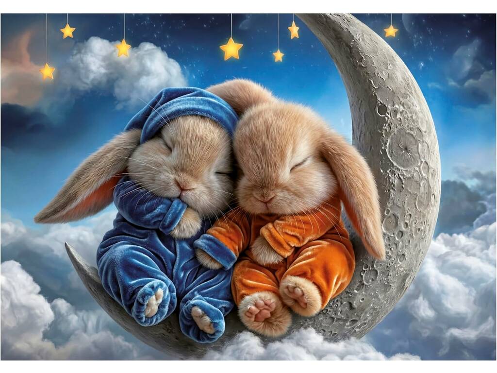 Puzzle 100 Sueños de Conejitos