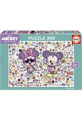 Puzzle 300 Disney Mickey And Friends Kawaii