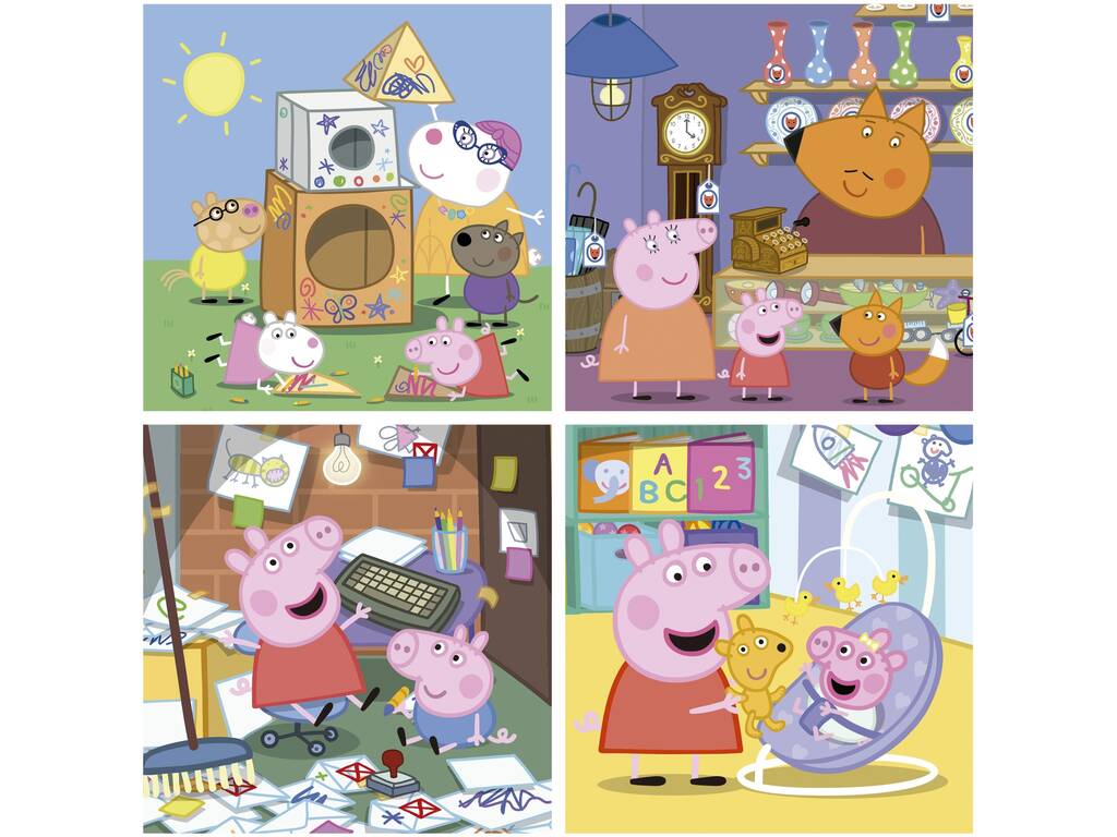 Puzzle progressivi Peppa Pig 12-16-20-25