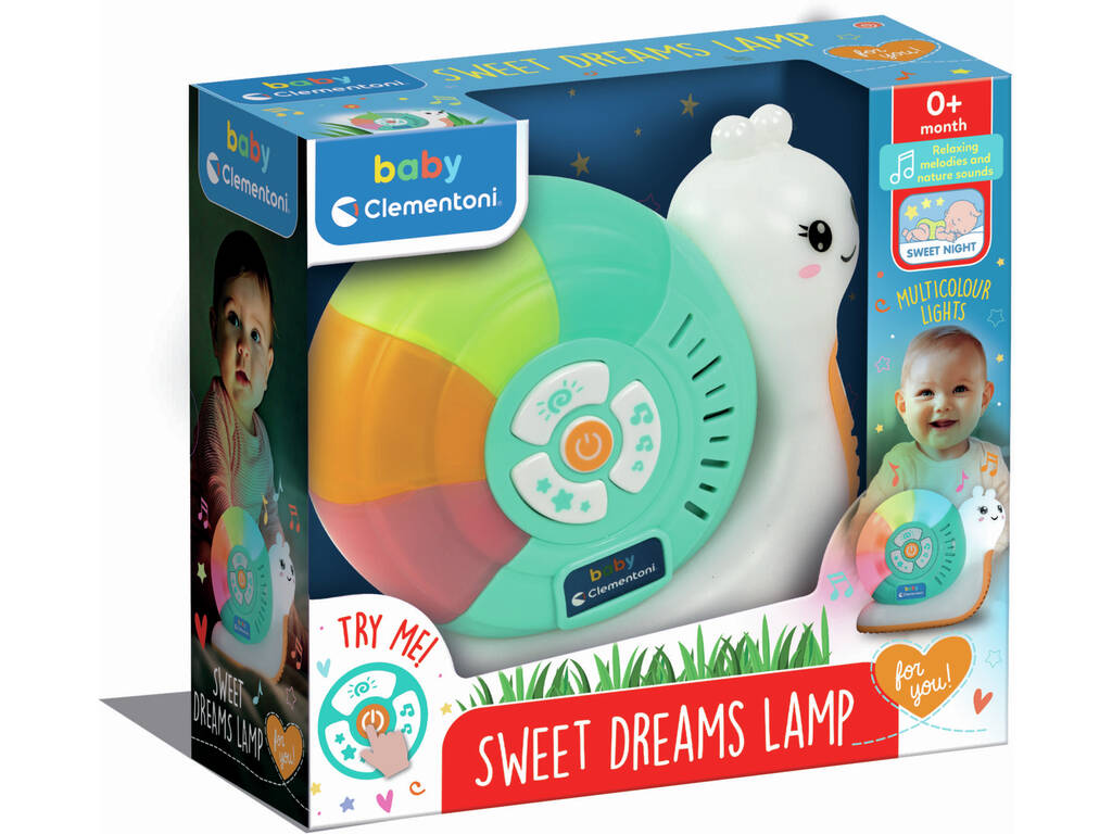 Lámpara para Bebés Caracol Dulces Sueños