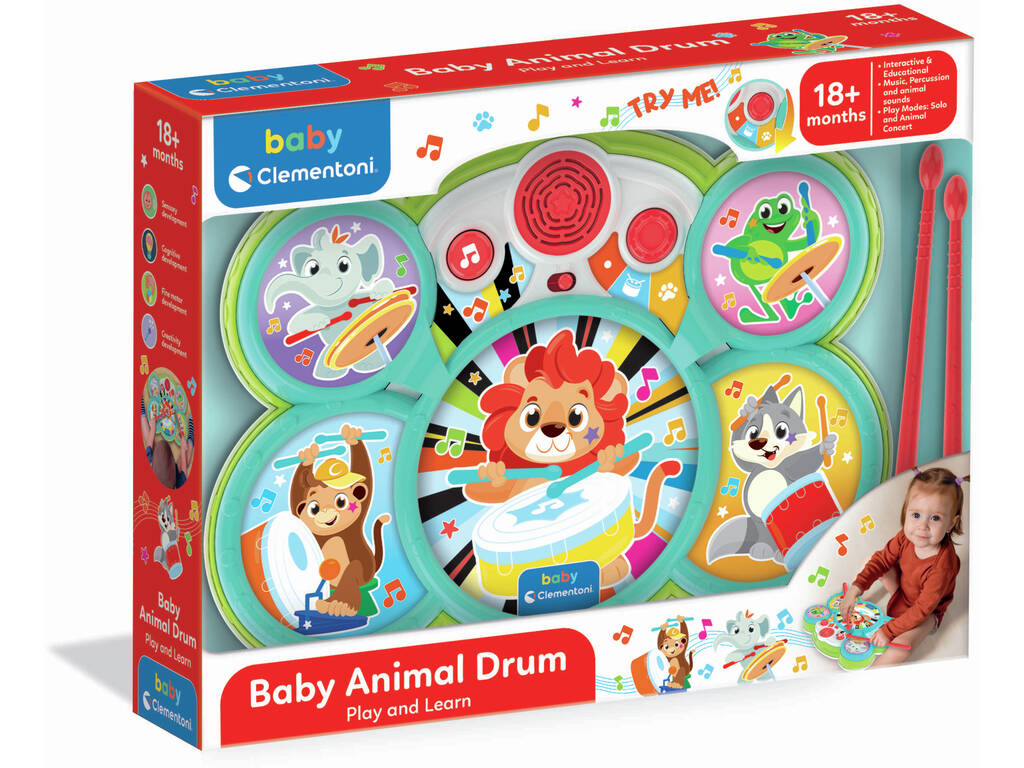 Baby Animal Drum Juega y Aprende