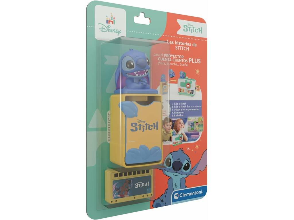 Disney Baby Las Historias de Stitch con 5 Cuentos para Proyector Cuenta Cuentos Plus