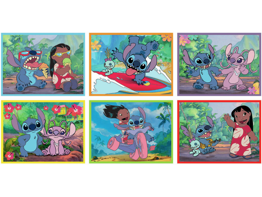 Puzzle Cubes Disney Stitch 12 Piezas