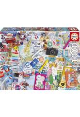 Puzzle 1000 Collages De Viajes