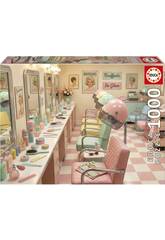 Puzzle 1000 Retro Glam Salón