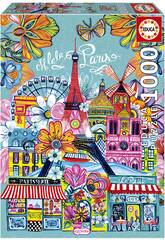 Puzzle 1000 París, Wonderlust By Car Pintos