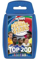Top Trumps World Football Stars The Top 200 Pack Azul