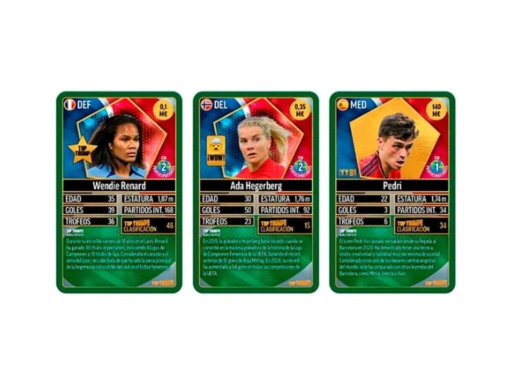Top Trumps World Football Stars The Top 200 Pack Verde