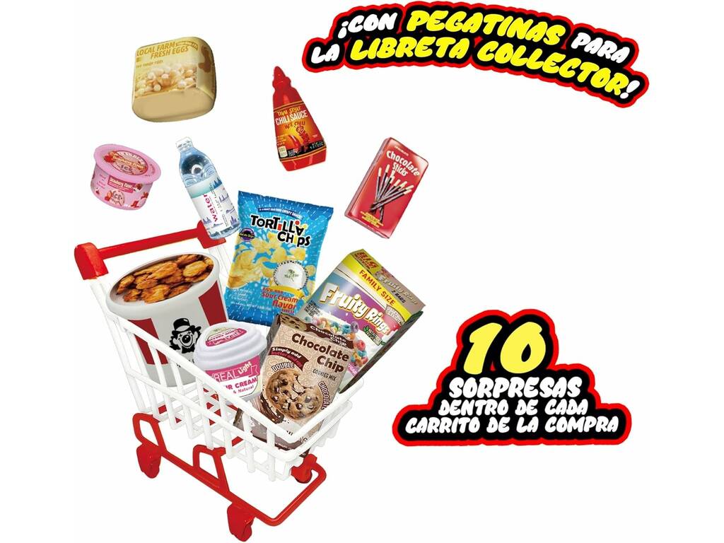 Mini World Mini Market Carro de la Compra Sorpresa