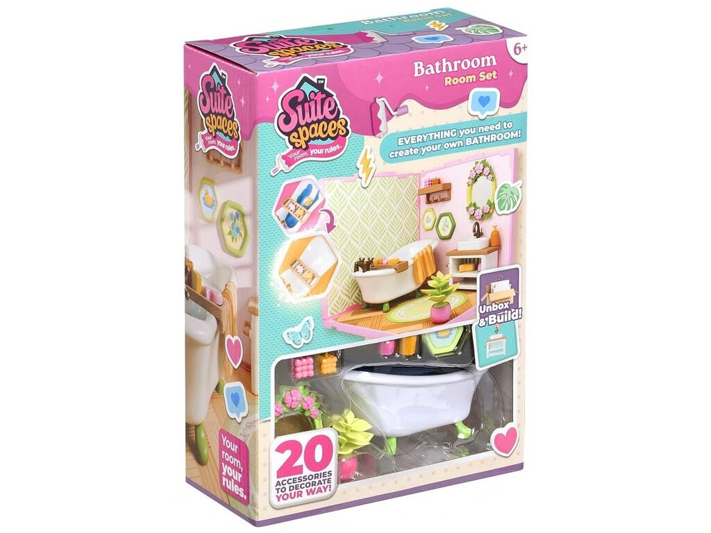 Ensemble de jeu Suite Spaces Salle de bain avec 20 accessoires