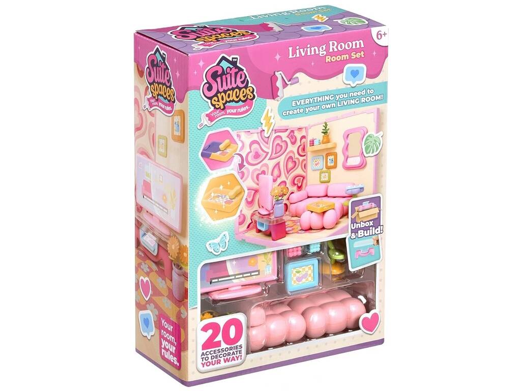 Ensemble de jeu Suite Spaces Salon avec 20 accessoires
