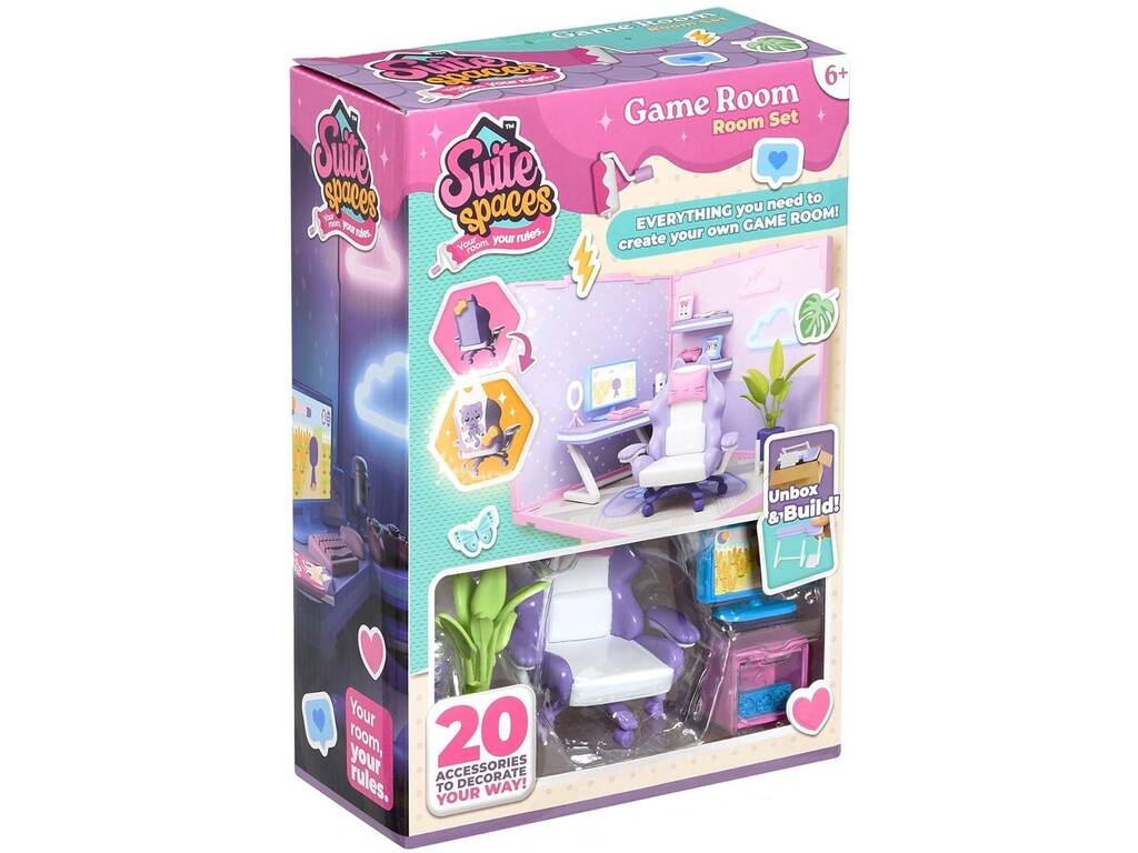 Ensemble de jeu Suite Spaces Salle de jeux avec 20 accessoires