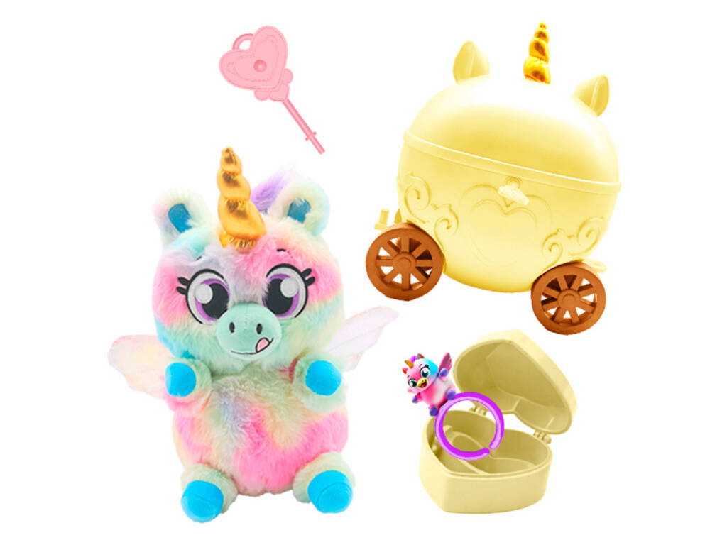 Reino Mágico Chariot avec peluche de 25 cm et accessoires