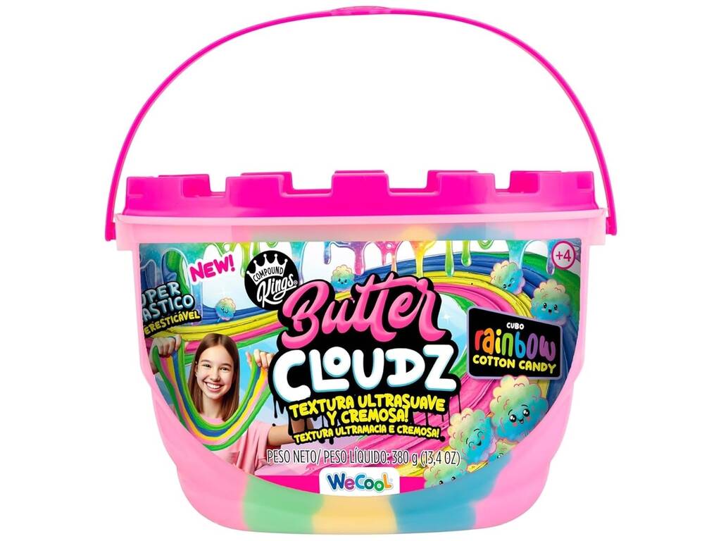 Compound Kings Butter Cloudz, cube Rainbow Cotton Candy