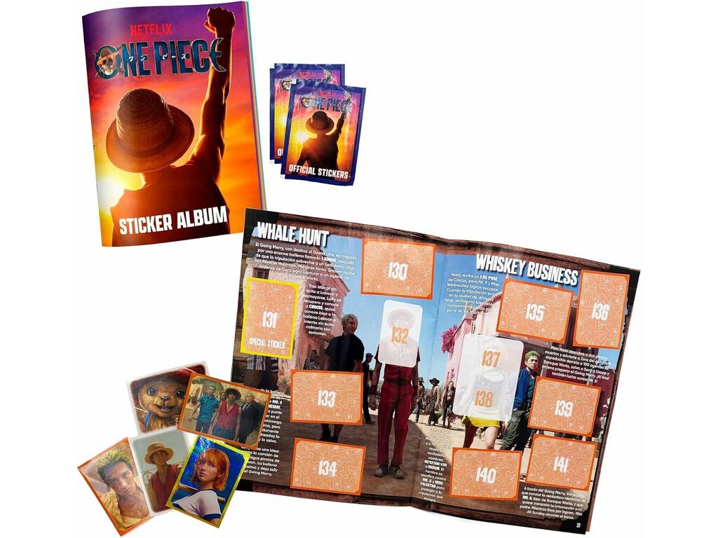 Lot One Piece comprenant un album et 2 pochettes