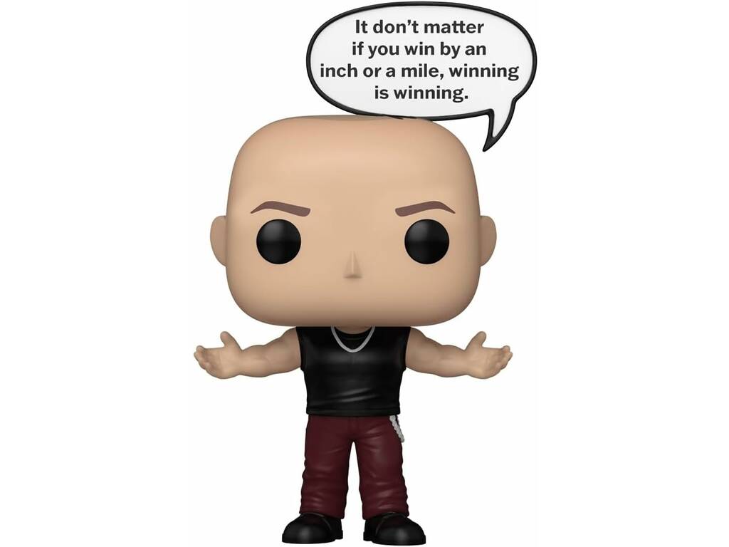 Funko Pop Movies Fast & Furious Figur Dom Toretto mit Sprechblase