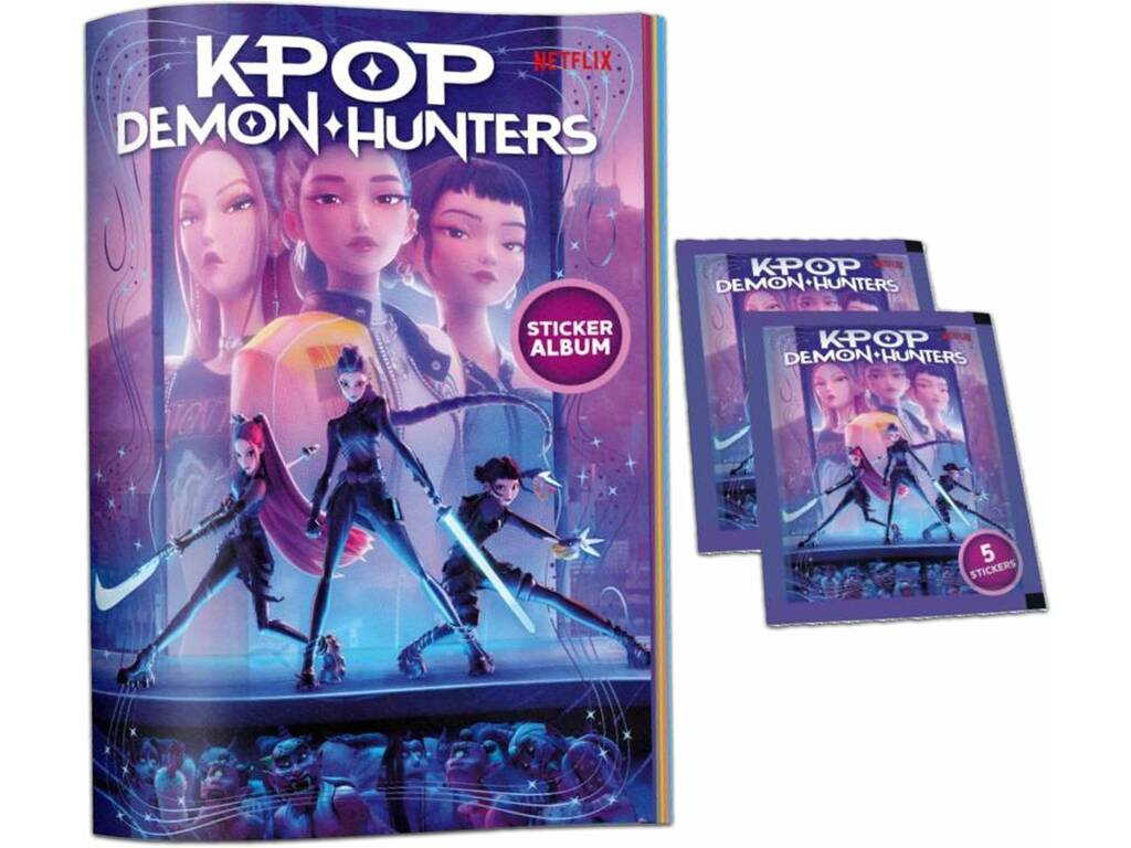 Pack K-Pop Demon Hunters Album et 2 pochettes