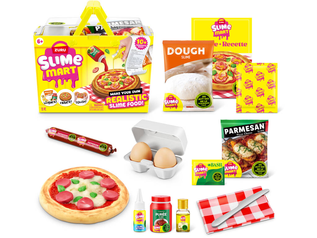 Zuru Slime Mart Panier avec Recette de Nourriture Rapide à Modeler