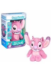 Disney Stitch Peluche Palm Puppetronics Ange de 20 cm avec des sons et des actions réalistes