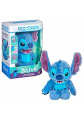 Disney Stitch Peluche Palm Puppetronics Stitch de 20 cm com Sons e Ações Realistas