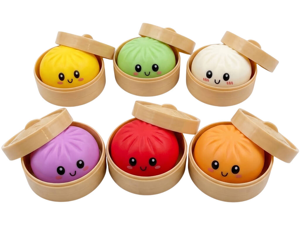 Dumpling Squishy Common 1 Dumpling Surpresa de 10 cm